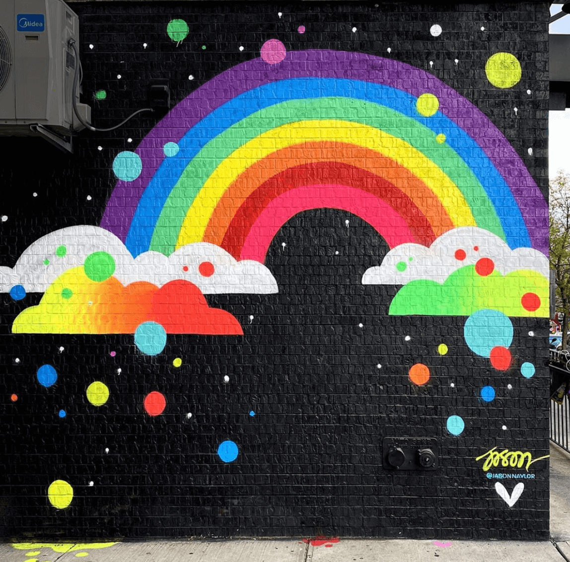 Rainbow Mural by Jason Naylor