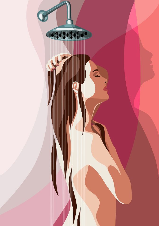 Shower by Mathilde Crétier