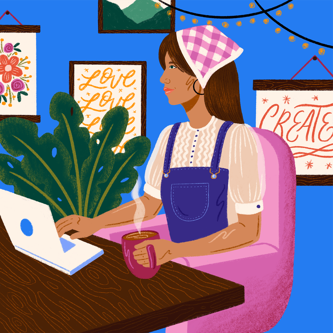 Work from home by Andrea Rochelle