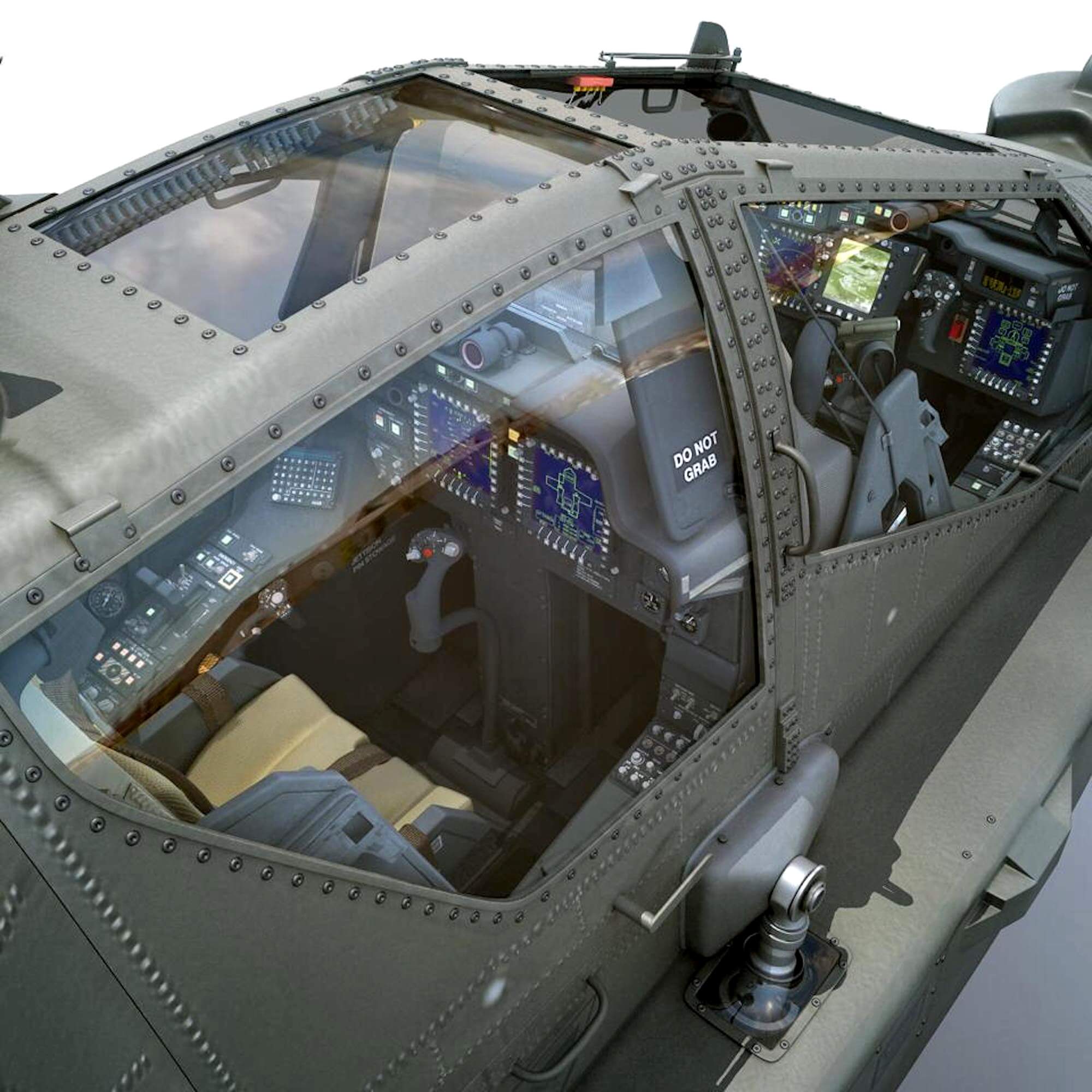 Apache Cockpit by Barry Croucher